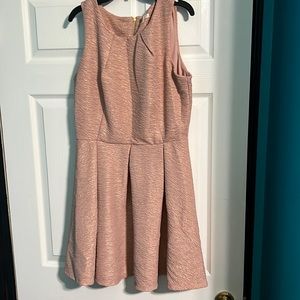Pink and gold formal dress